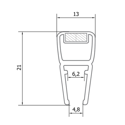 Magnetické tesnenie MA0852