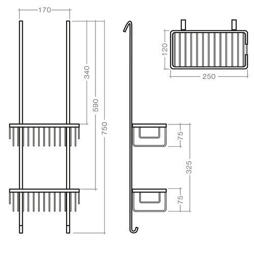 SHELF UNI - nákres