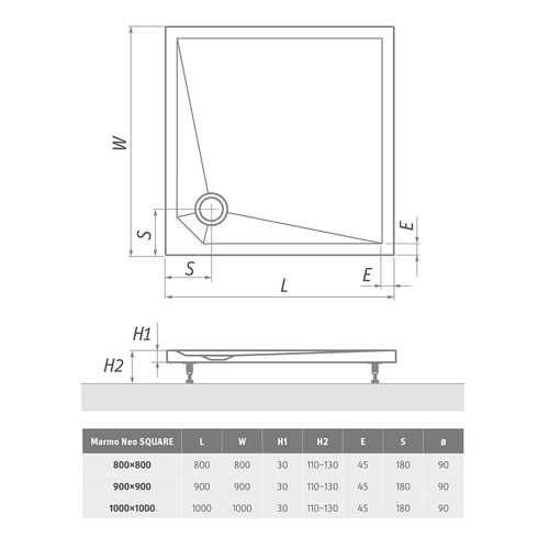 MARMO NEO SQUARE-S