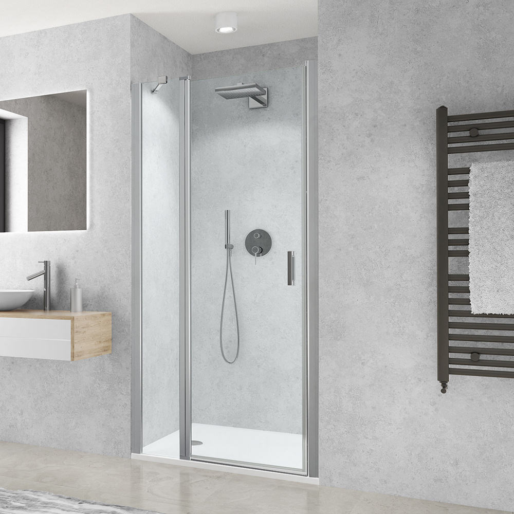 Jednokrídlové sprchové dvere s pevnou časťou - CI PIF
