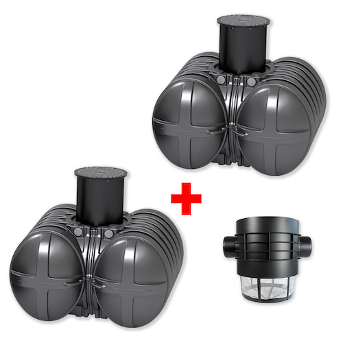 Nádrž Roth Twinbloc® 10 000 l s filtrom