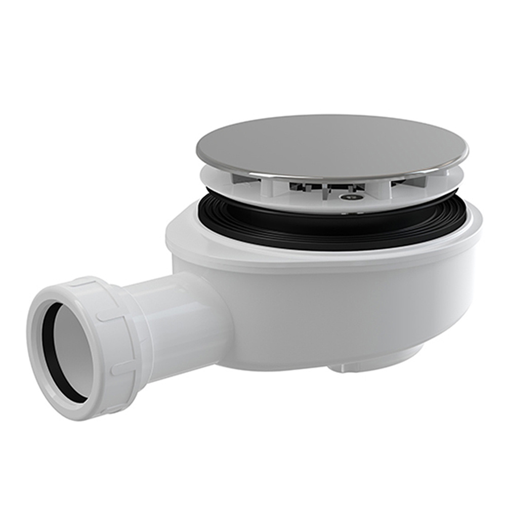 Vaničkový sifón Roth - znížený CHRÓM PLAST Ø 90